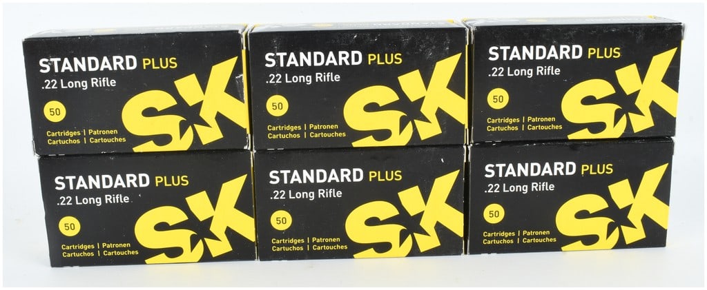 A Lot of 300 Rounds of SK Standard Plus .22 Long Rifle Ammunition (1 of 3)