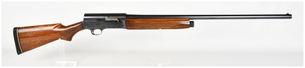 Remington Model 11 Semi-Automatic Shotgun 12 Gauge with 30 Inch Barrel: This is a Remington Model 11 semi-automatic, recoil-operated shotgun chambered for 12-gauge, 2-3/4 inch or shorter shells. The firearm is equipped with a 30-inch barrel featuring a single bead front s