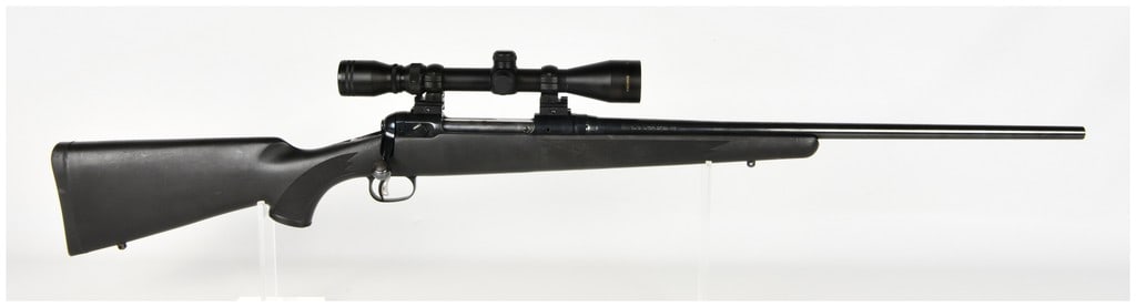Savage Model 111 Bolt Action Rifle .30-06 Springfield: This Savage Model 111 bolt action rifle is chambered in .30-06 Springfield and is configured for hunting and sporting use. The rifle features a tapered barrel and receiver with a blued finish, mounted
