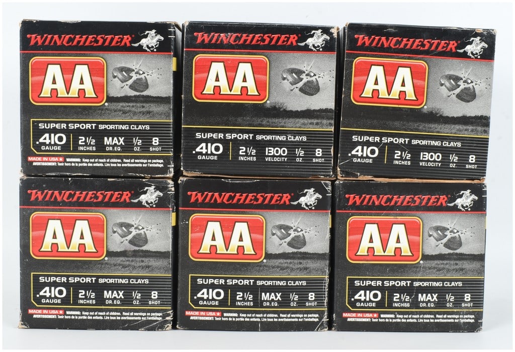 A Lot of 150 Rounds of Winchester AA Super Sport Sporting Clays Ammunition .410 Gauge (1 of 3)