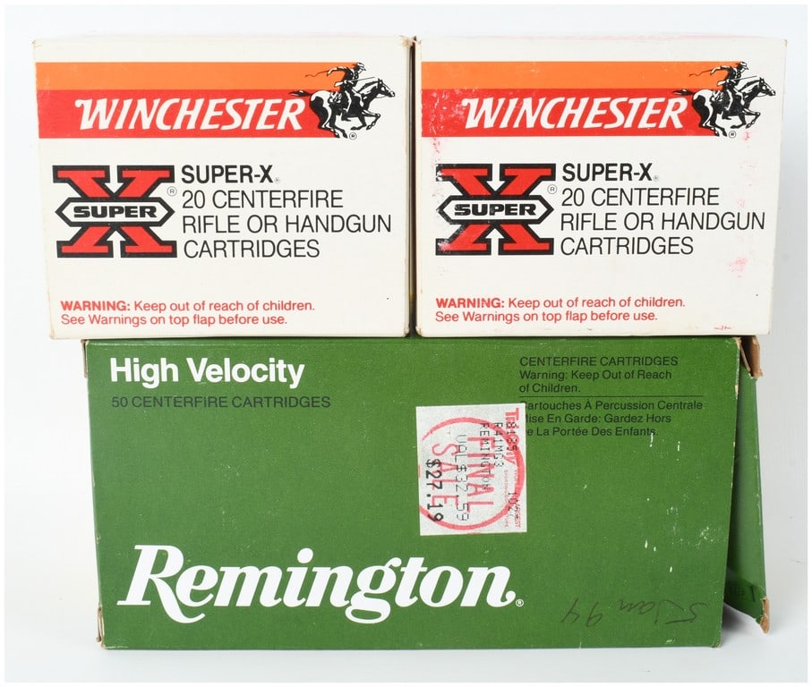 A Collection of 85 Winchester and Remington .41 Remington Magnum Centerfire Cartridges: This lot consists of a collection of 85 .41 Remington Magnum centerfire cartridges produced by two prominent American manufacturers. The assembly includes Winchester Super-X 210-grain jacketed hollow