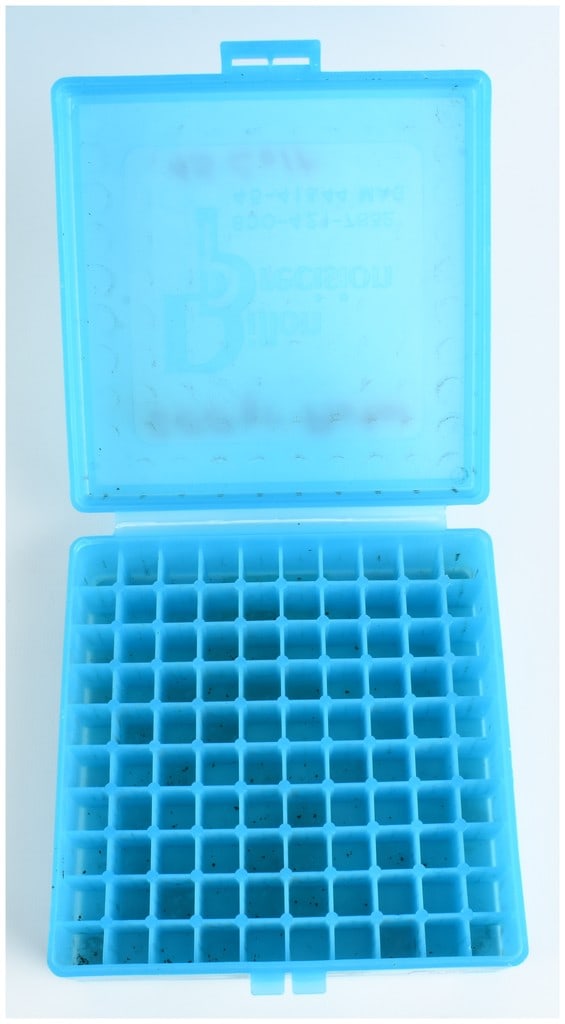 10 Dillon Precision Blue Plastic Ammunition Storage Boxes - 3