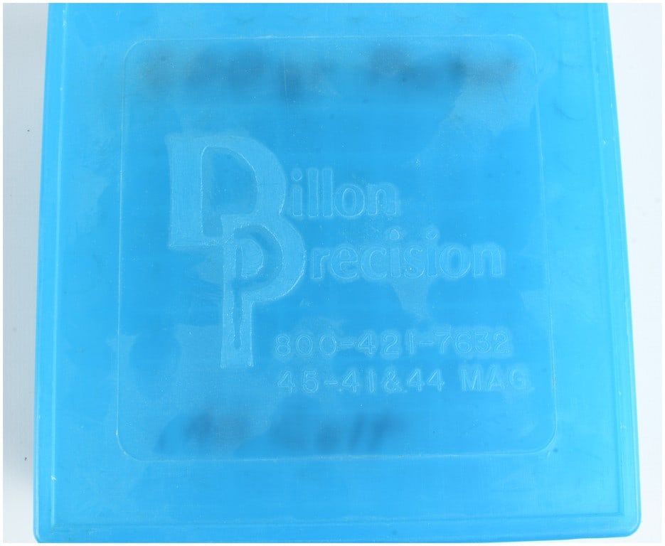 10 Dillon Precision Blue Plastic Ammunition Storage Boxes - 4