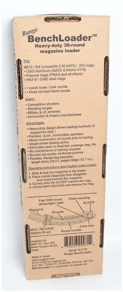 Maglula Range BenchLoader 30 Round Magazine Loader - 5