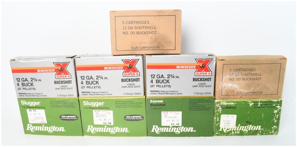 A Lot of 45 Assorted Winchester and Remington 12 Gauge Shotgun Shells (1 of 5)