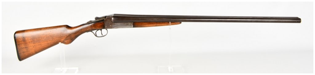 Lefever Nitro Special Side-By-Side Break Action Shotgun 12 Gauge with 30 Inch Barrels: This is a single Lefever Nitro Special 12-gauge side-by-side break-action shotgun featuring 30-inch barrels with a brass bead front sight. The action is built on a boxlock frame with double triggers, 