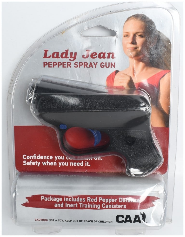CAA Lady Jean Trigger Actuated Pepper Spray Gun .70 Ounce Canister with 2 Inch Barrel (1 of 4)