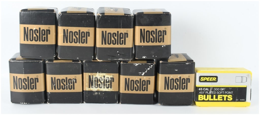 A Lot of 500 Nosler and Speer 300 Grain Bullets .45 Caliber (1 of 6)