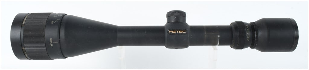 Simmons Aetec Model 2104 Variable Power Rifle Scope 3.8-12x44mm with Adjustable Objective (1 of 11)
