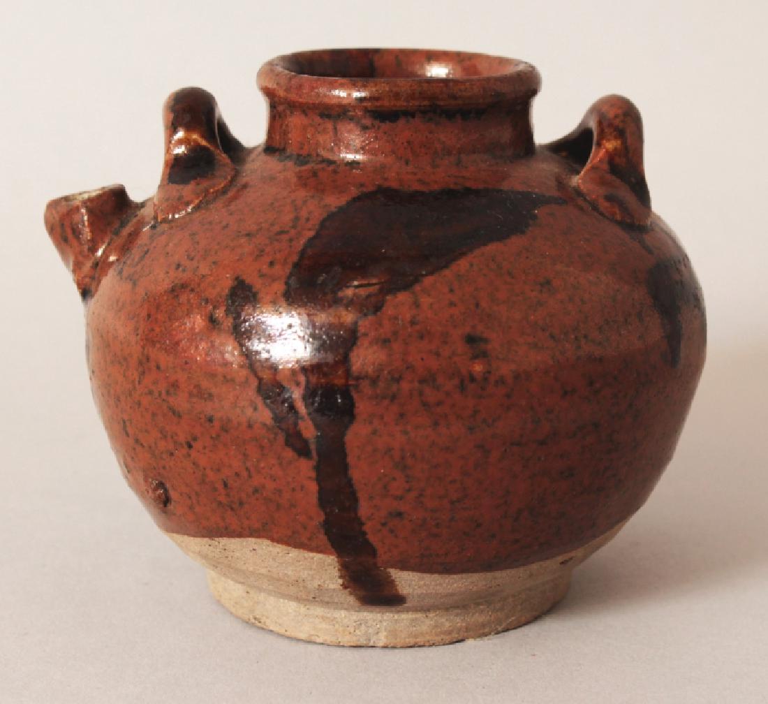 A SMALL CHINESE SONG/YUAN DYNASTY BROWN GLAZED (1 of 6)
