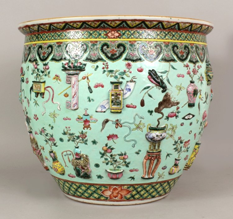 A FINE QUALITY LARGE 19TH CENTURY FISH BOWL (1 of 10)