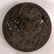 A CHINESE CIRCULAR BRONZE CENSER & COVER, weighing - 6