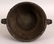 A CHINESE CIRCULAR BRONZE CENSER & COVER, weighing - 8