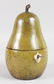 A GOOD PEAR TEA CADDY. 7ins high.