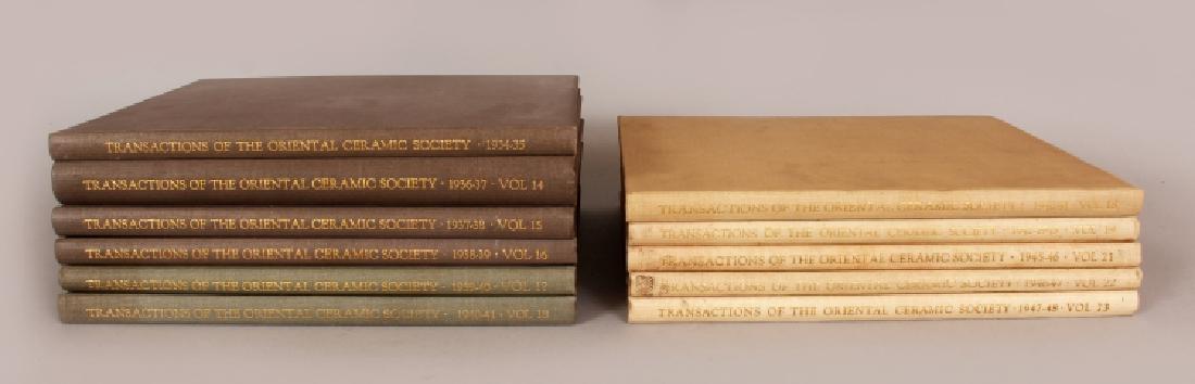 A GROUP OF ELEVEN VOLUMES OF TRANSACTIONS OF THE (1 of 8)