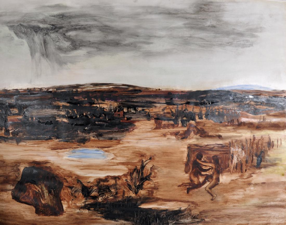 20th Century Australian School. Naked Figures in a (1 of 3)