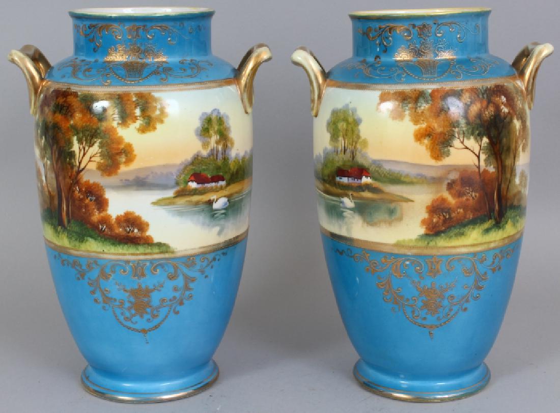 A PAIR OF EARLY 20TH CENTURY JAPANESE NORITAKE (1 of 9)