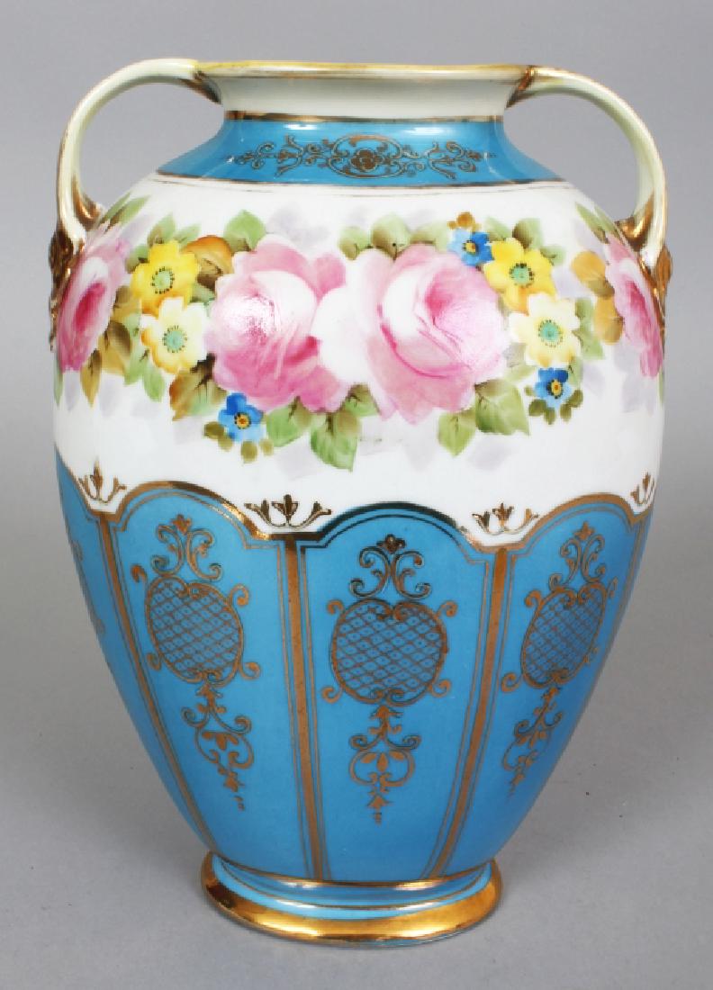 AN EARLY 20TH CENTURY JAPANESE NORITAKE PORCELAIN VASE, (1 of 9)