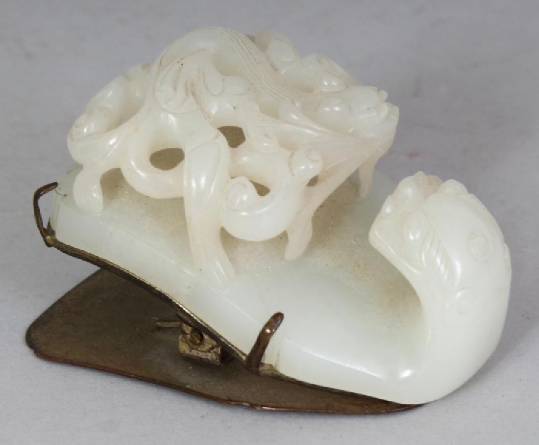 A GOOD QUALITY 18TH/19TH CENTURY CHINESE CELADON JADE (1 of 10)