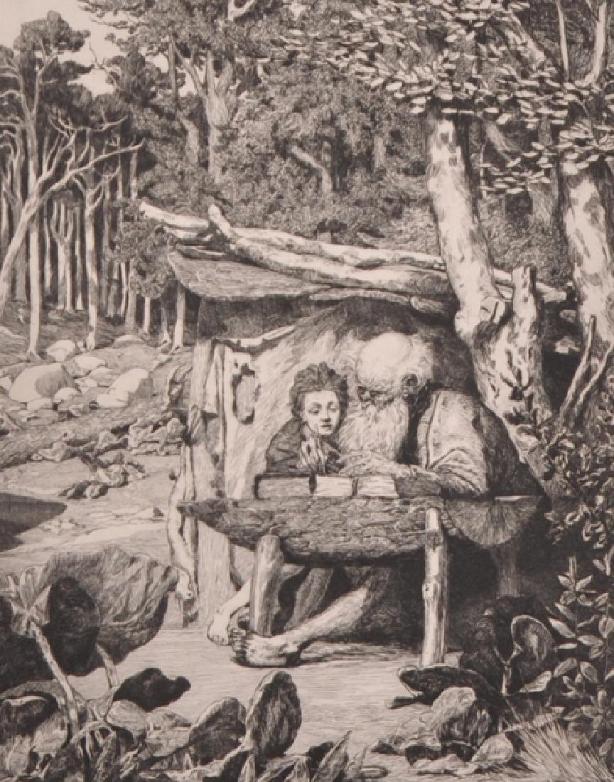 Max Klinger (1857-1920) German. A Young Boy with a (1 of 4)