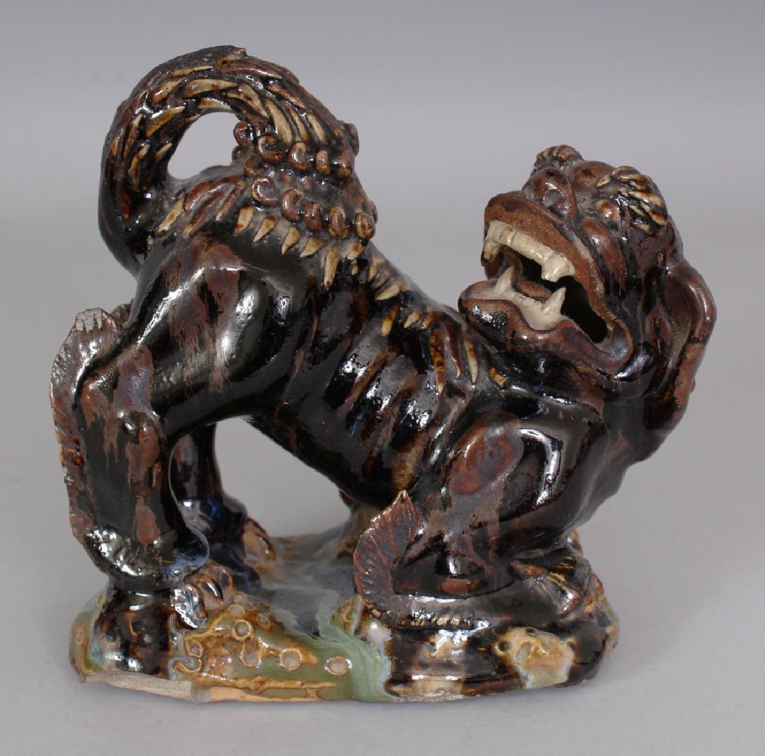 A 19TH/20TH CENTURY CHINESE SHIWAN WARE GLAZED (1 of 7)