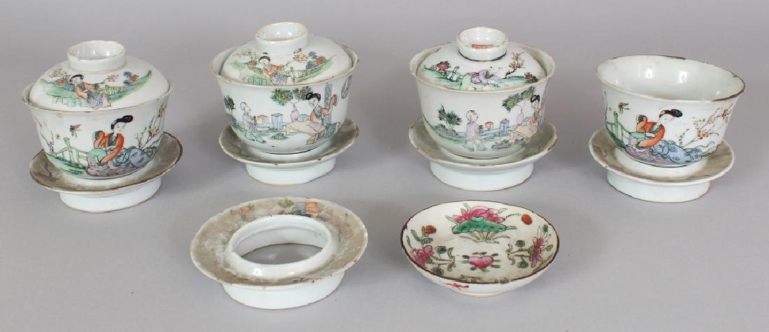 A GROUP OF CHINESE REPUBLIC PERIOD PORCELAIN TEA WARES, (1 of 10)