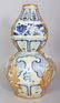 AN UNUSUAL CHINESE YUAN STYLE GILT-METAL ONLAID BLUE & - 2