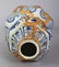 AN UNUSUAL CHINESE YUAN STYLE GILT-METAL ONLAID BLUE & - 7