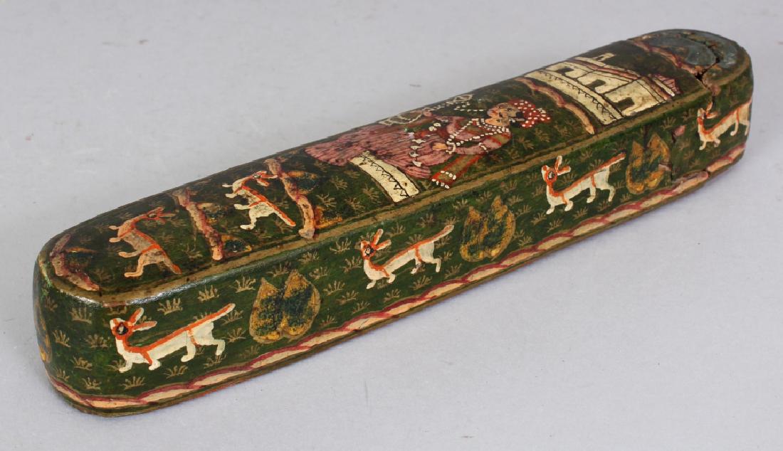 A 19TH/20TH CENTURY PERSIAN LACQUERED PAPIER-MACHE (1 of 6)