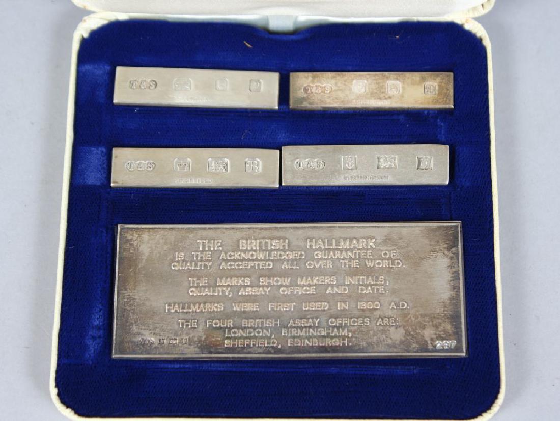 THE BRITISH HALLMARK ASSAY OFFICE SPECIMEN SET.