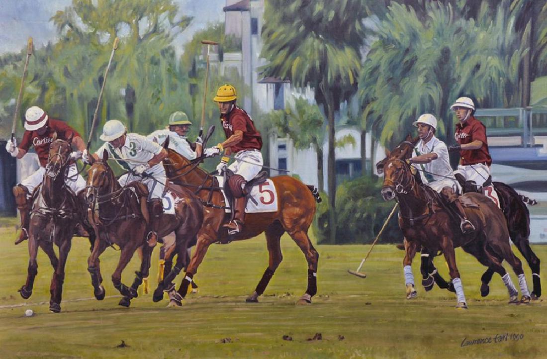 Lawrence Earl (20th - 21st Century) American. "Palm (1 of 6)