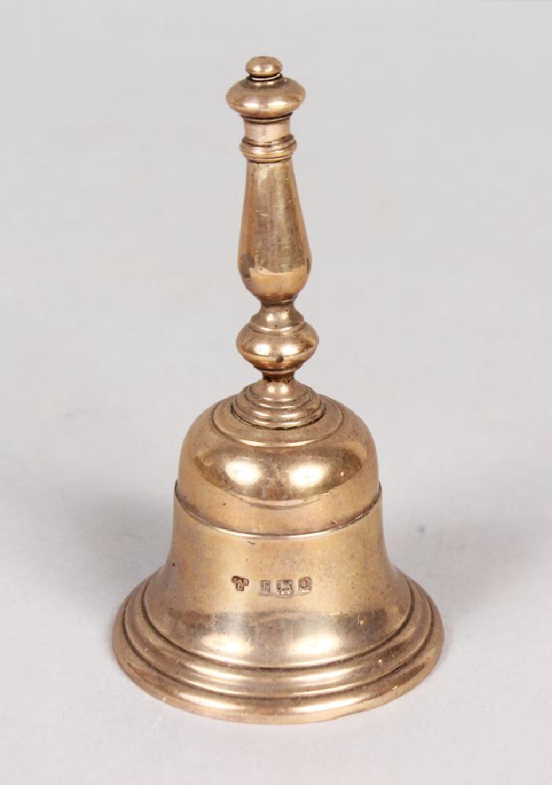 A CAST SILVER TABLE BELL.  London 1923. (1 of 1)