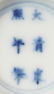 A GOOD QUALITY CHINESE BLUE & WHITE PORCELAIN MONTH - 9