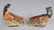 TWO PAIRS OF 19TH/20TH CENTURY CHINESE EMBROIDERED SILK - 4