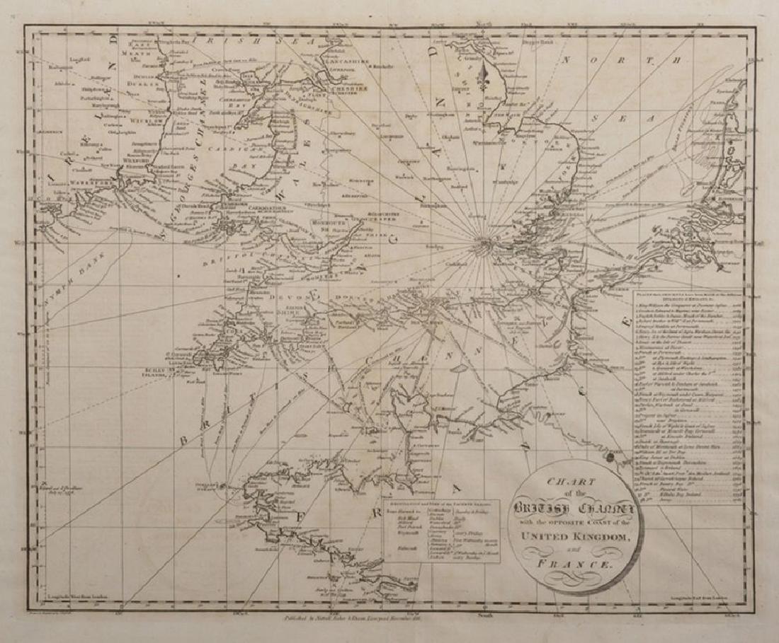 Early 19th Century English School. "Chart of the (1 of 4)