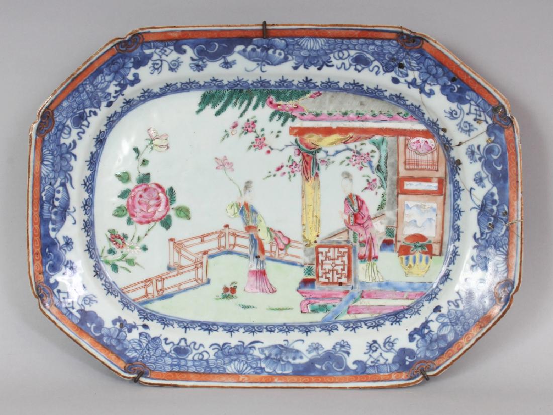 A CHINESE QIANLONG PERIOD FAMILLE ROSE & (1 of 4)