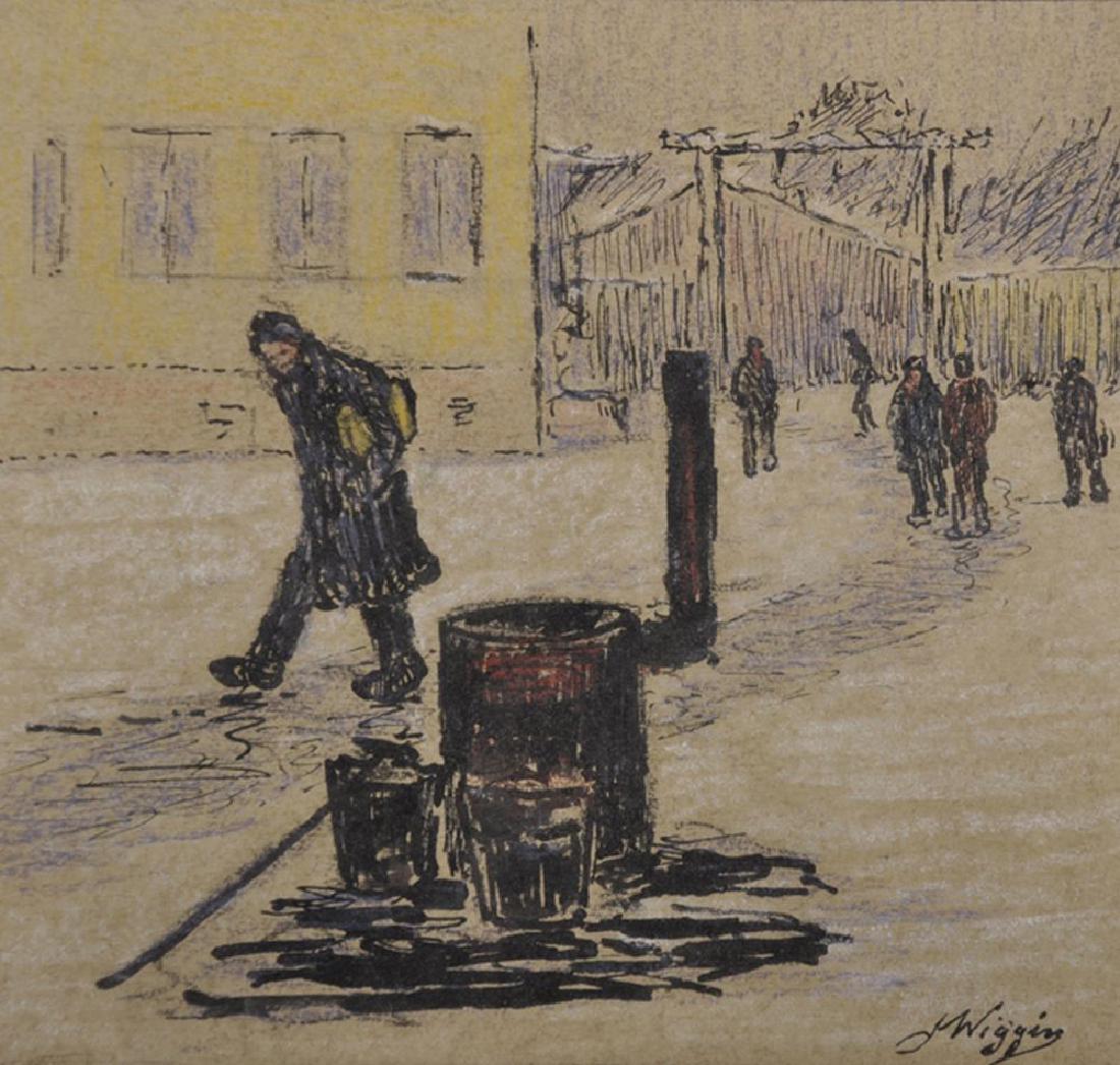 J... Wiggin (19th - 20th Century) British. A Snow (1 of 4)