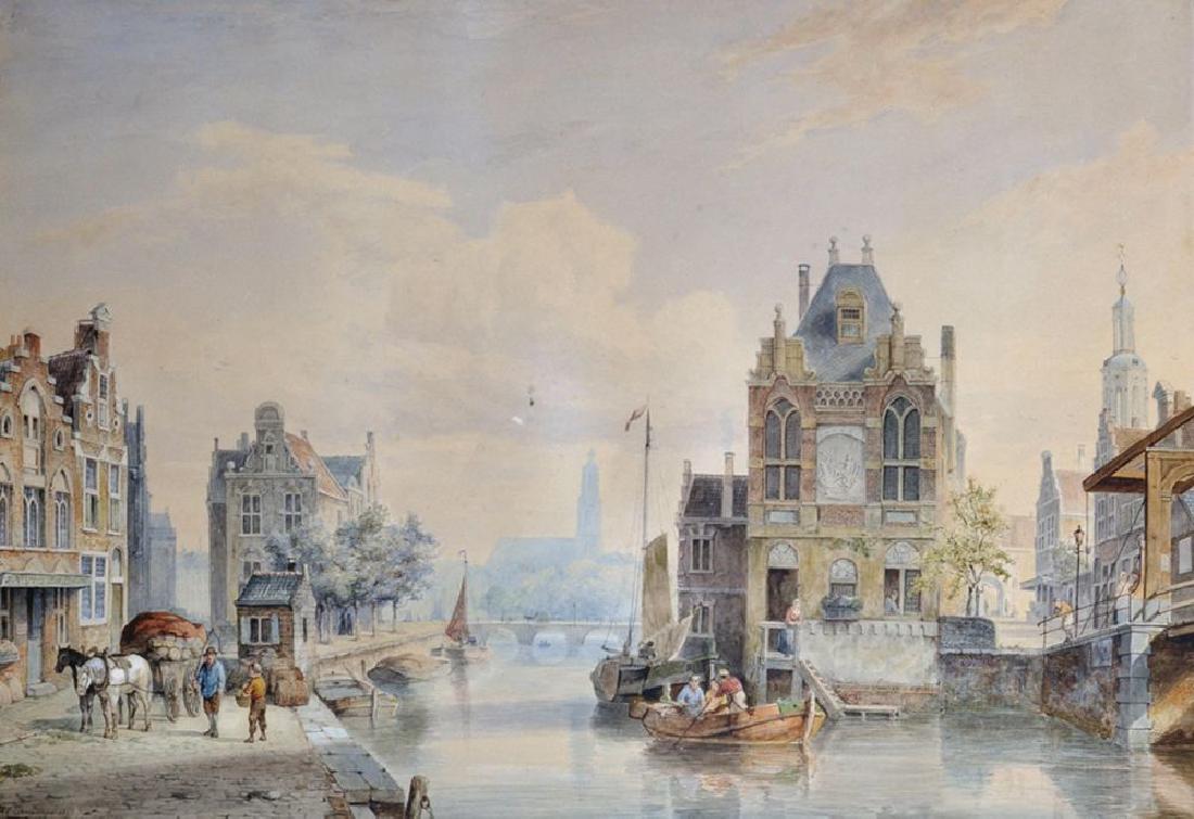 Pieter Cornelis Dommerson (1834-1908) Dutch. "The (1 of 5)