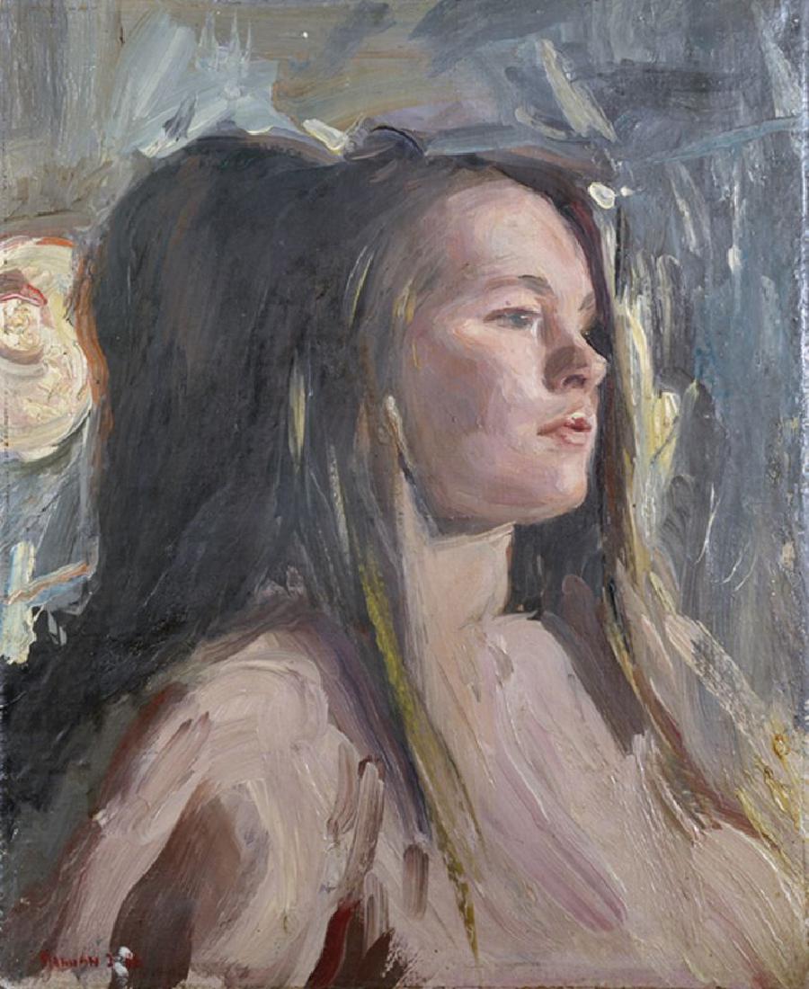 Howard Morgan (1949-    ) British. Portrait of a Young (1 of 4)