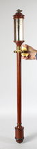 A 20TH CENTURY MARINE STICK BAROMETER, signed "I.