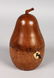 A GOOD PEAR TEA CADDY.