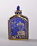 A GOOD SMALL 18TH CENTURY ENGLISH COBALT BLUE PERFUME