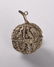 AN 18TH CENTURY FILIGREE SILVER PENDANT POMANDER,