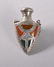 A VICTORIAN SCOTTISH SILVER AND PEBBLE SHAPED PERFUME