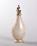 A SUPERB BERLIN PORCELAIN PERFUME BOTTLE with metal