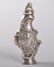 A 19TH CENTURY DUTCH SILVER SHAPED PERFUME BOTTLE AND