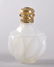 A GOOD 19TH CENTURY FRENCH OPALINE WHEEL TURNED PERFUME