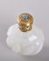 A GOOD 19TH CENTURY FRENCH OPALINE WHEEL TURNED PERFUME - 2
