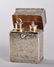 A 19TH CENTURY FRENCH SILVER AND SILVER GILT CASE in