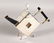 AN ART DECO CHRISTOPHER DRESSER DESIGN FACETED TEAPOT.